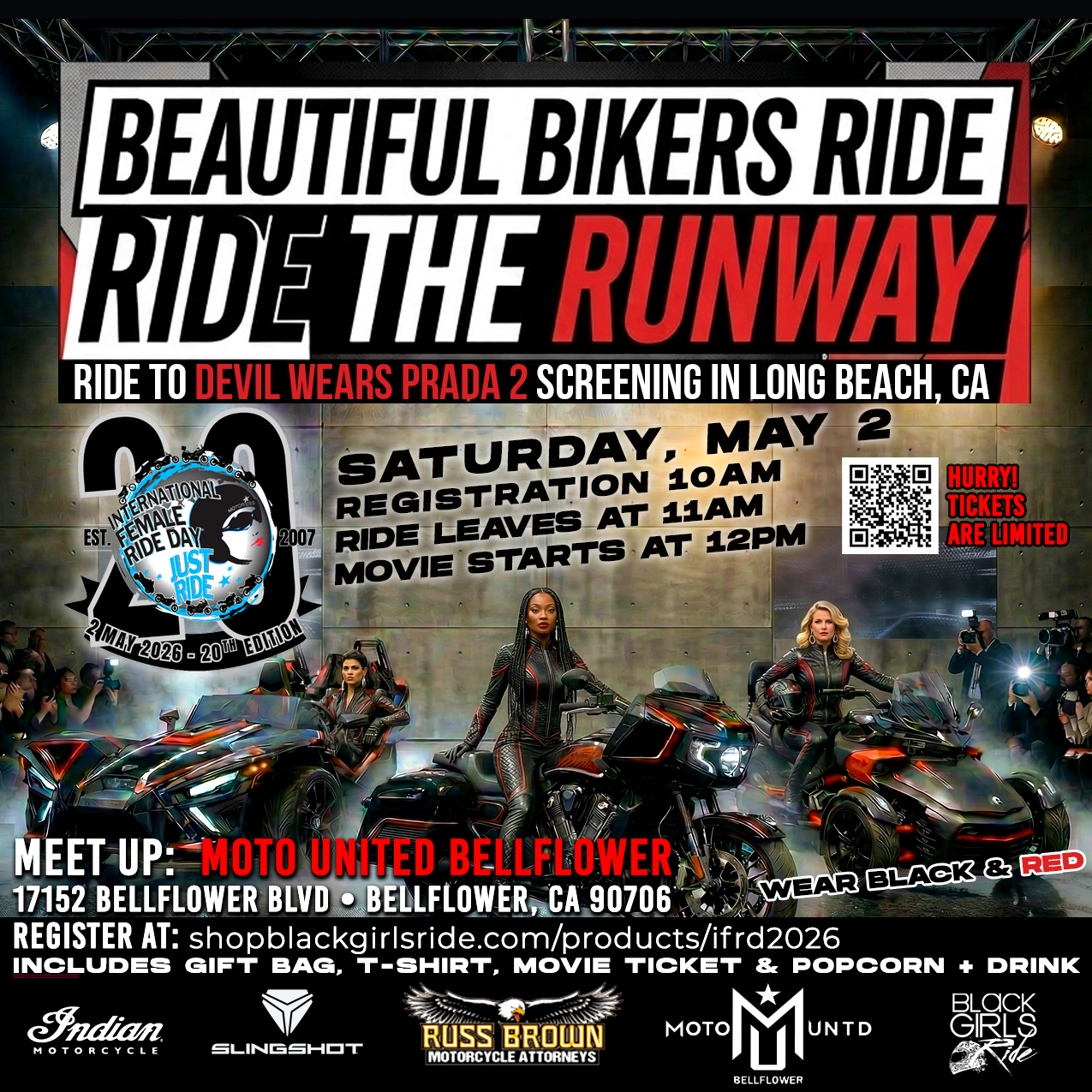 Beautiful Bikers Ride 2026 - Ride the Runway for International Female ...