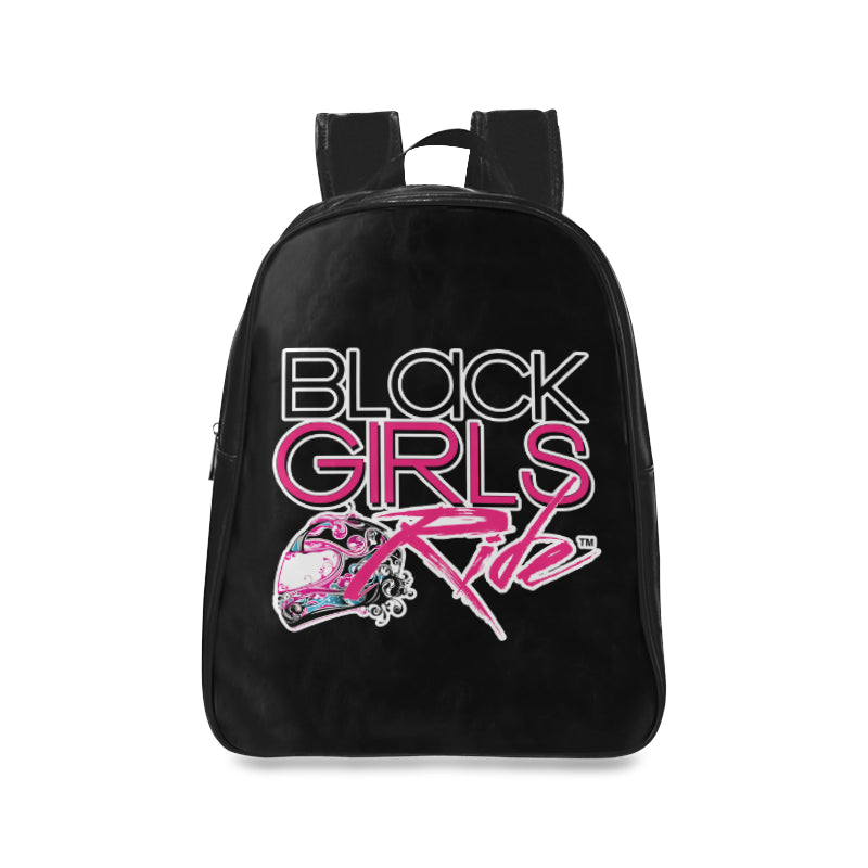 black leather girl backpacks Black Girls Ride Leather Backpack – Black Girls Ride Apparel