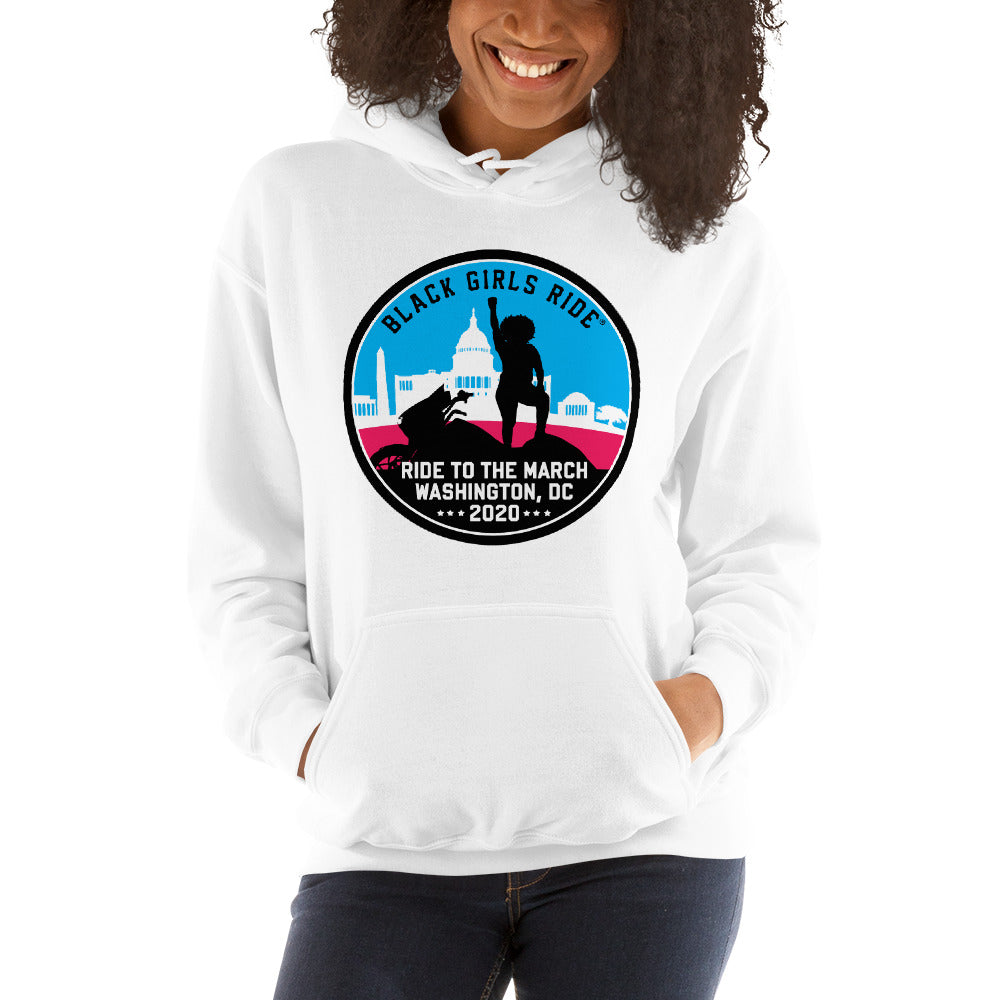 Black Girls Ride to the March Color Hoodie