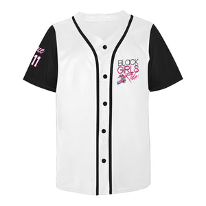 BGR Baseball Jersey - White/Black